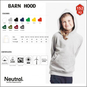 Neutral&reg; Barn Hoodtr&ouml;ja