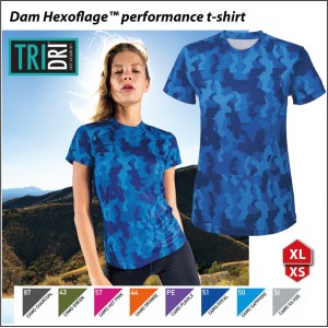 Dam Hexoflage&trade; performance t-shirt