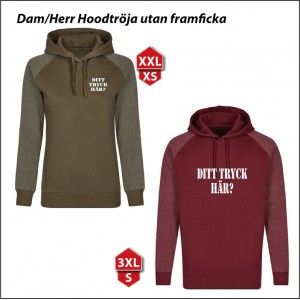 Dam/Herr Hoodtr&ouml;ja utan framficka