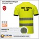 Varsel t-shirt med tryck