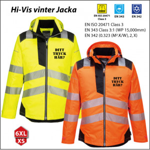 Hi-Vis vinter jacka