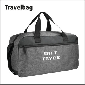 Travelbag med tryck