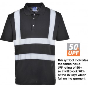 S&auml;kerhets poloshirts med tryck