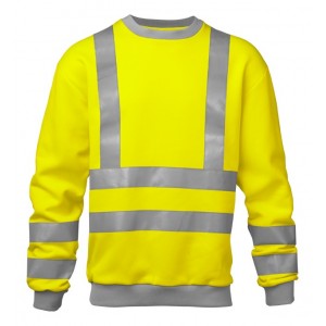 S&auml;kerhets sweatshirt med tryck ID