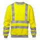 Säkerhets sweatshirt inkl. 1/färgstryck ID