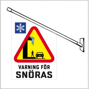 Fasadflagga "SN&Ouml;RAS"