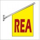 Fasadflagga "REA"