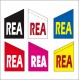 Fasadflagga "REA"