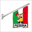 Fasadflagga  "Pizzeria"