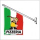 Fasadflagga  "Pizzeria"