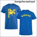 Sverige t-shirt med tryck