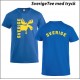 Sverige t-shirt med tryck