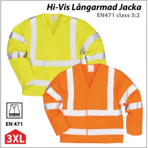 L&aring;ngarmad Jacka med tryck PW