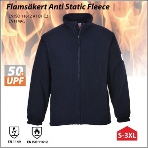 Flams&auml;ker (FR) Antistatisk Fleecetr&ouml;ja 