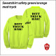 Sweatshirt - Safety Green/Orange