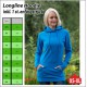 Longline hoodie med tryck