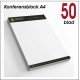 Skrivblock A4 - 50 blad med eget tryck