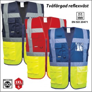 Tv&aring;f&auml;rgad varselv&auml;st med tryck