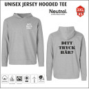 Long Sleeve Hooded T-shirt med eget tryck