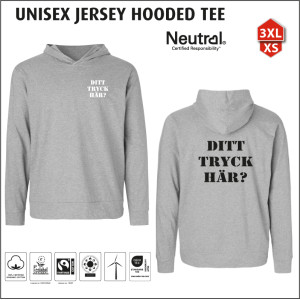Long Sleeve Hooded T-shirt med eget tryck