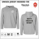 Long Sleeve Hooded T-shirt med eget tryck