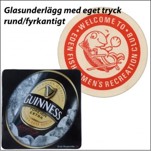 Glasunderl&auml;gg med eget tryck