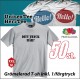 Gråmelerad T-shirts med ditt tryck