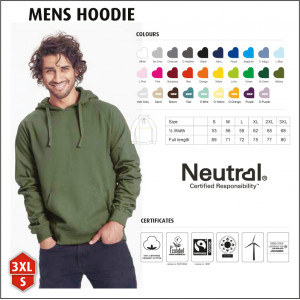 Neutral&reg; Mens Hoodie