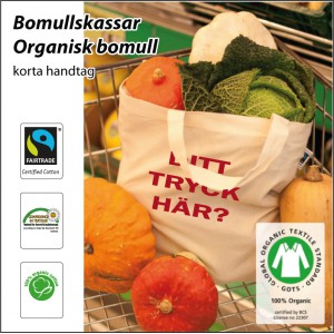 Ekologisk bomullskassar 