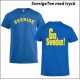 Sverige t-shirt med tryck