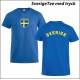 Sverige t-shirt med tryck