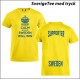Sverige t-shirt med tryck